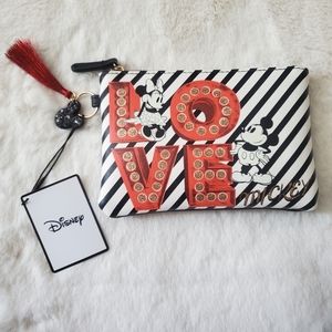 Small Mickey & Minnie Zippered Bag